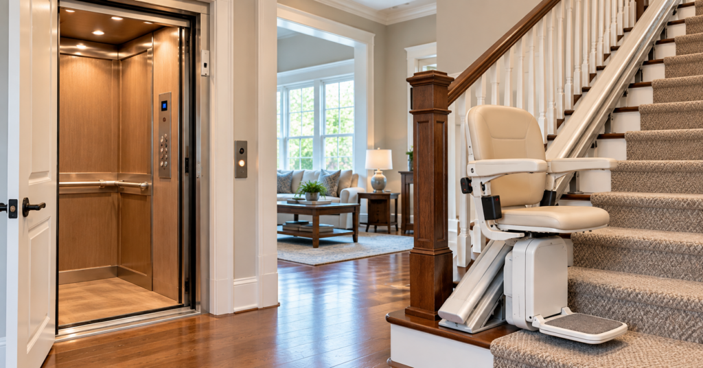 Residential Elevators vs. Stairlifts